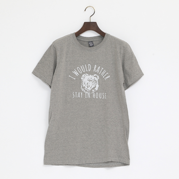 HOUSE 4.6oz CREW Tシャツ（MILKY GREY）