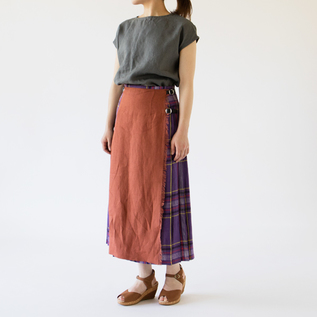 サルエ　SAULE フレンチスリーブ　　ブラウス リネン100% リゼッタ 品よくきこなせるリネンブラウス フレンチスリーブトップス