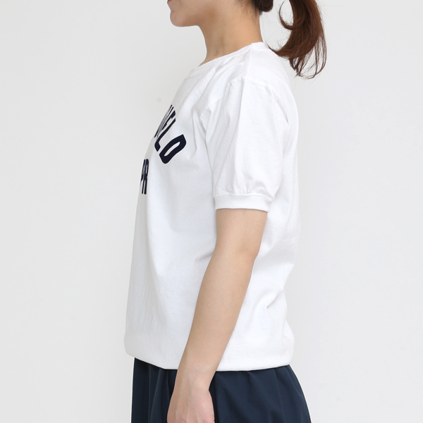 モデル身長：162cm　着用：WHITE/M