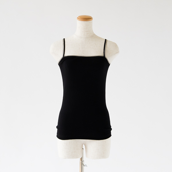 丸胴 キャミソール（BLACK）