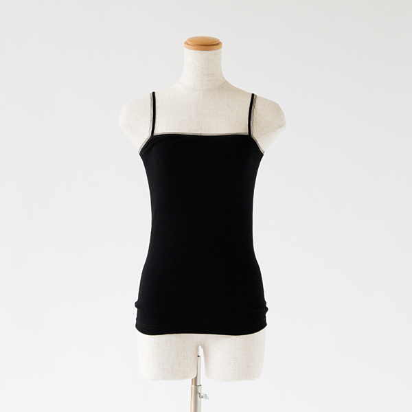丸胴 キャミソール（BLACK）