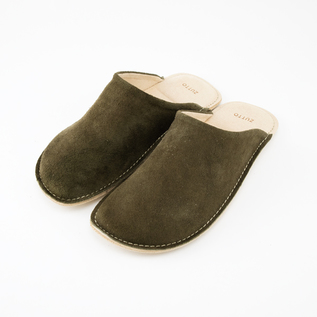 レザースリッパ KHAKI
