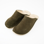 レザースリッパ KHAKI