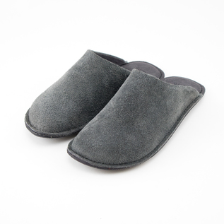 レザースリッパ GREY