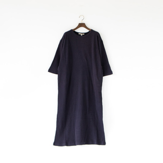 リネンコットン Baby Waffle ワンピース(NAVY) リネンコットン Baby Waffle ワンピース(NAVY)
