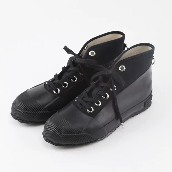 NOVESTA ラバーシューズ RUBBER SNEAKER BLACK