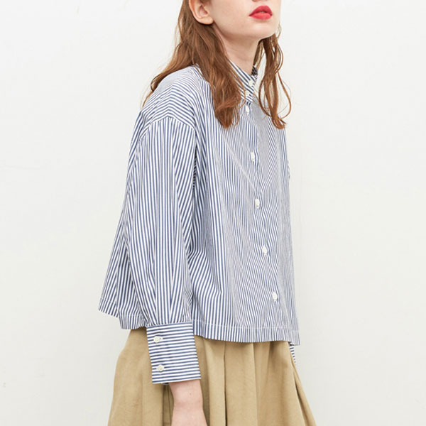 モデル身長：170cm(NAVY STRIPE)
