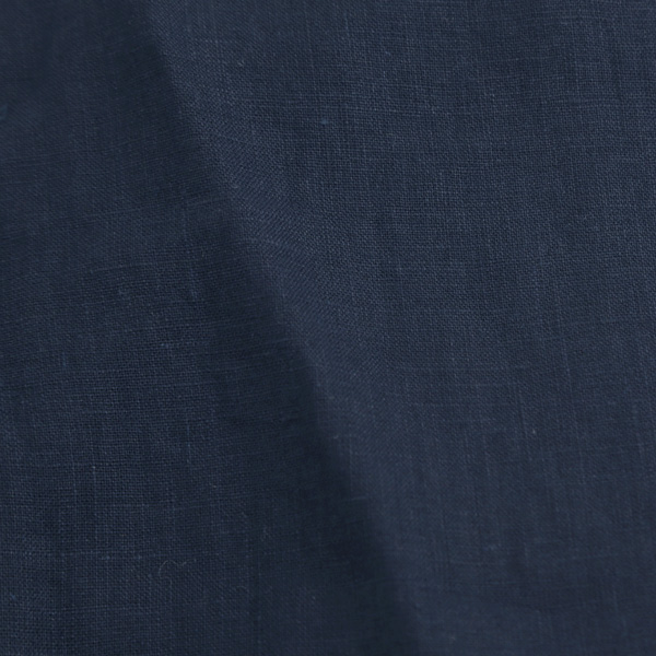 微光沢のある上品なフレンチリネン（ネイビー）